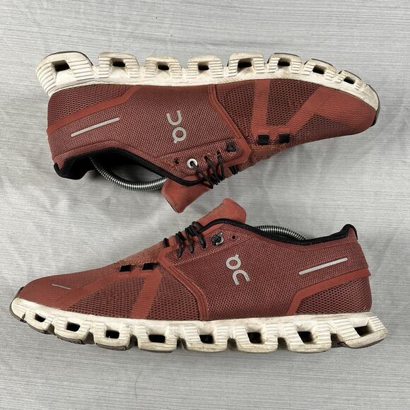 On Running Cloud 5 Rust Red Men’s Size 12 Running Shoe Gyms Sneakers 59.98161 - Picture 1 of 6